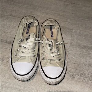 Converse Women’s Cream Canvas Sneakers
